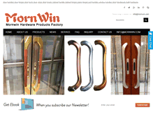 Tablet Screenshot of mornwin.com